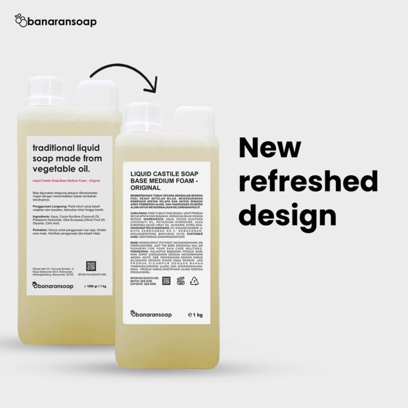 Liquid Castile Soap Base Medium Foam