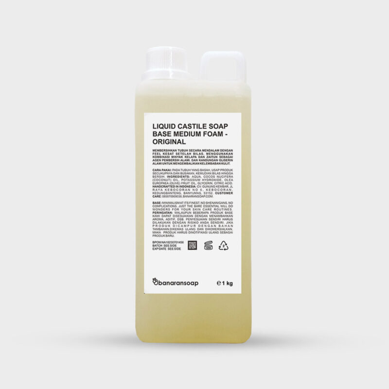 Liquid Castile Soap Base Medium Foam