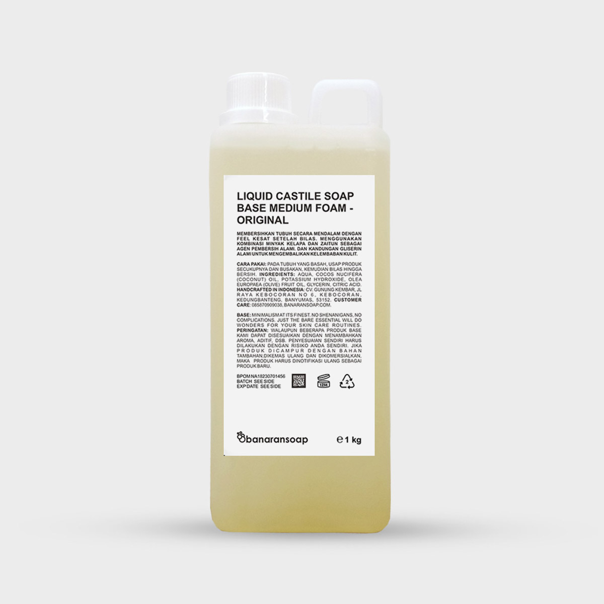 Liquid Castile Soap Base Medium Foam