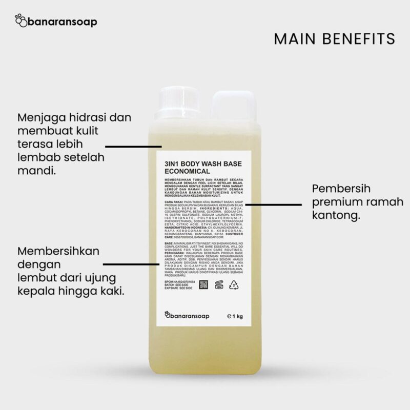 3in1 Body Wash Base Economical