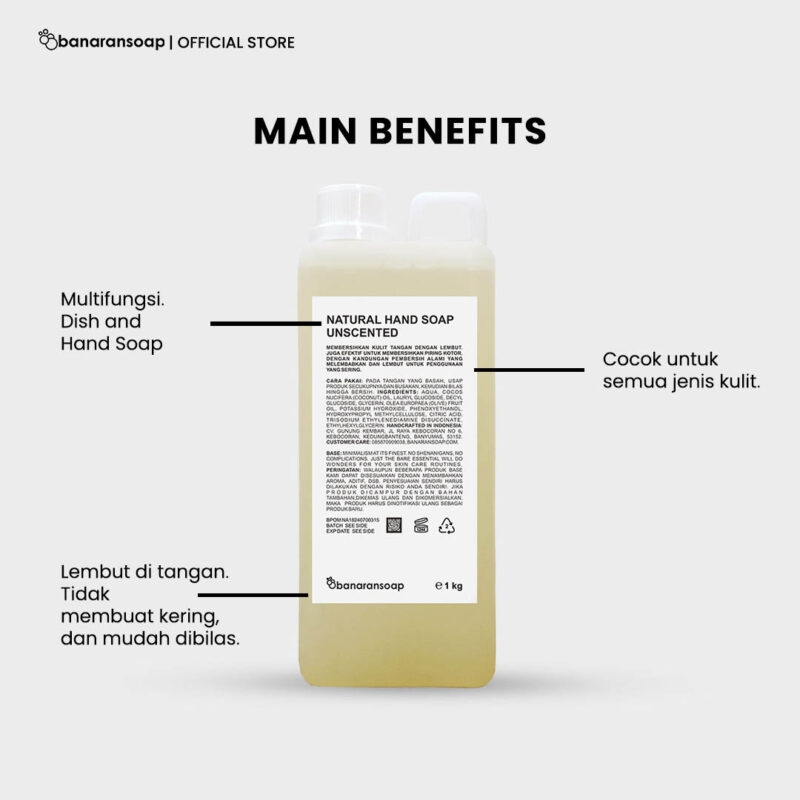 Natural Hand Soap Unscented