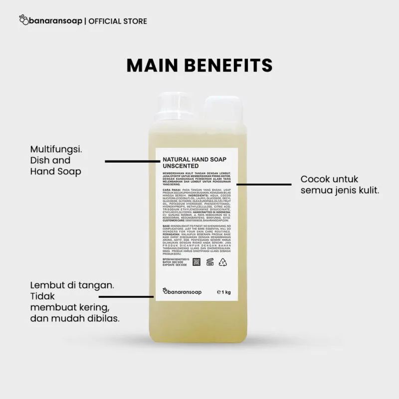 Natural Hand Soap Unscented