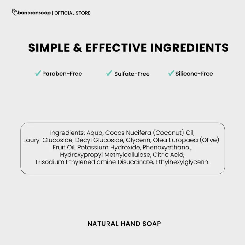 Natural Hand Soap Unscented