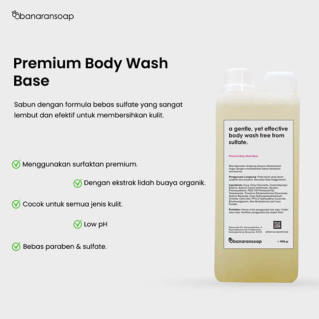 Premium Body Wash Base