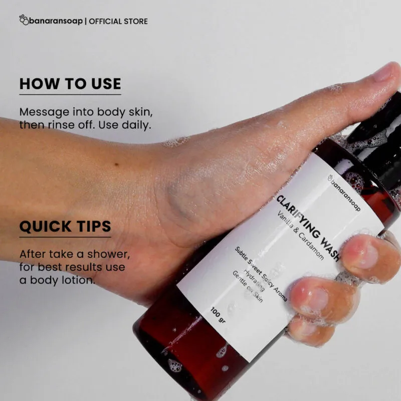 cara pakai clarifying wash