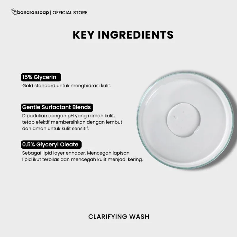 key ingredients clarifying wash