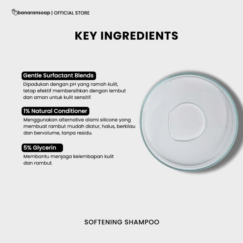key ingredients softening shampoo