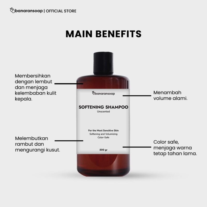 manfaat utama softening shampoo